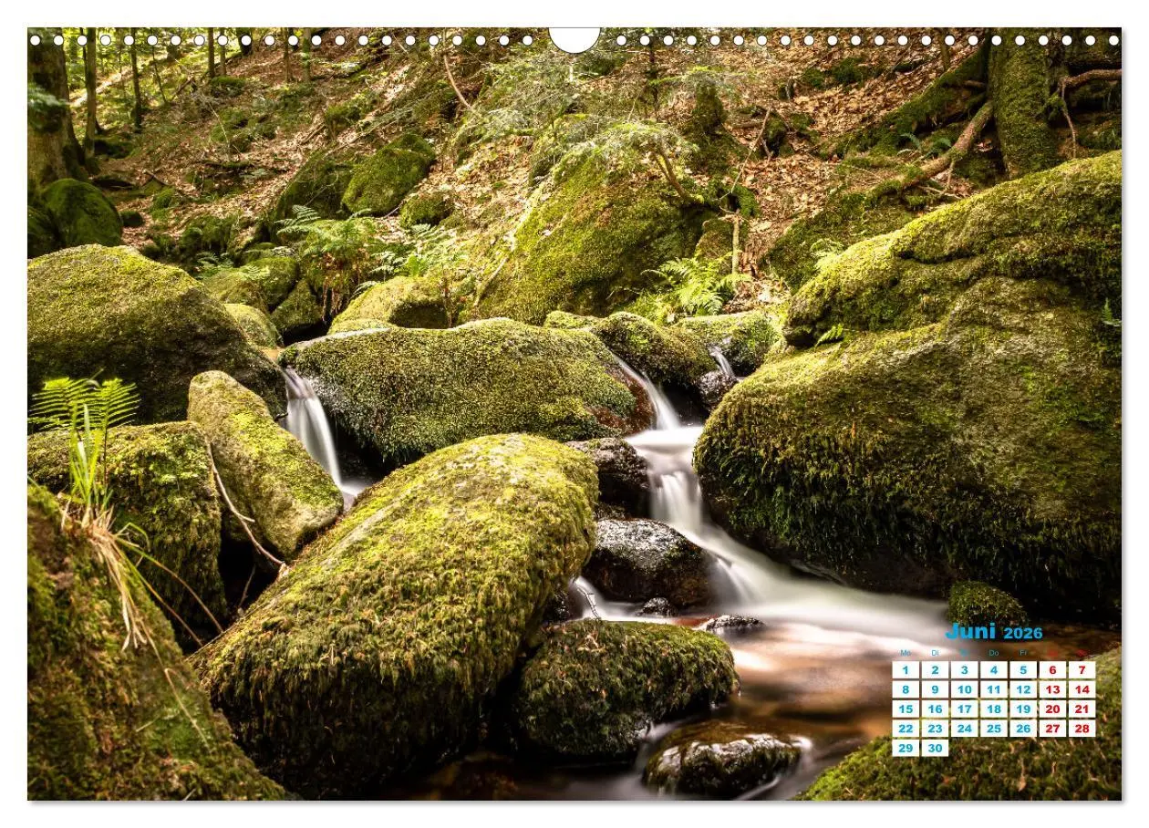 Bild: 9783457581872 | Wasserfall im Bühlertal (Wandkalender 2026 DIN A3 quer), CALVENDO...