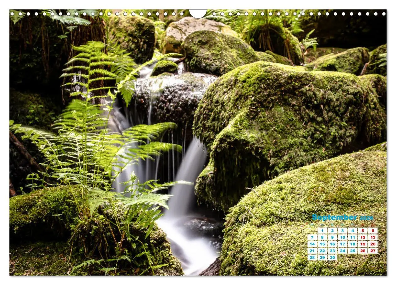 Bild: 9783457581872 | Wasserfall im Bühlertal (Wandkalender 2026 DIN A3 quer), CALVENDO...