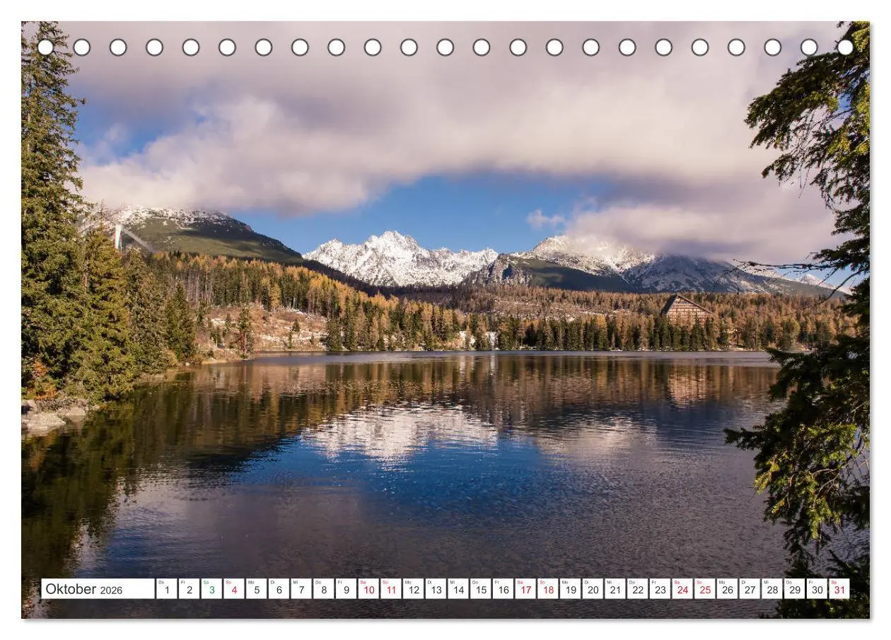Bild: 9783457961872 | Slowakei - Die Schönheit der Tatra Gebirge (Tischkalender 2026 DIN...