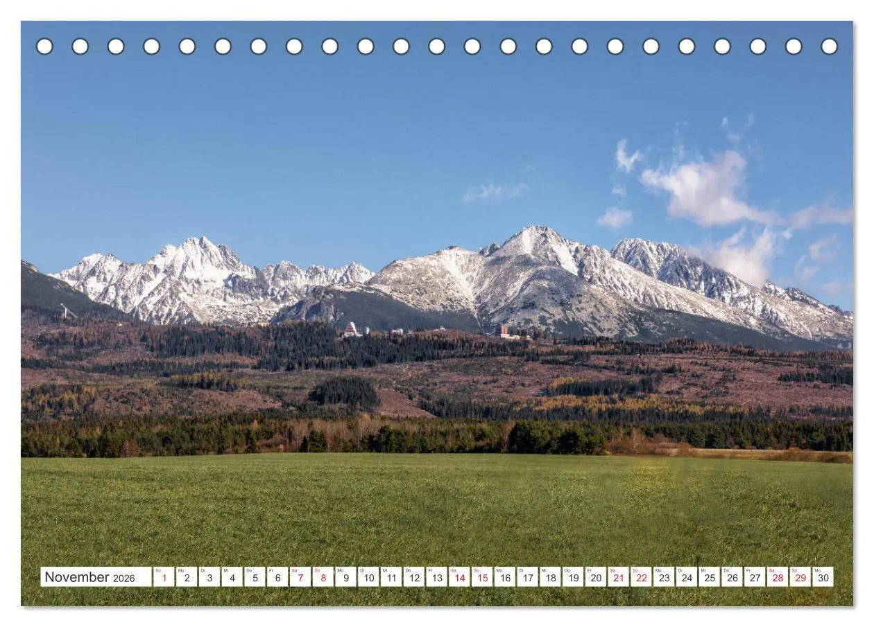 Bild: 9783457961872 | Slowakei - Die Schönheit der Tatra Gebirge (Tischkalender 2026 DIN...