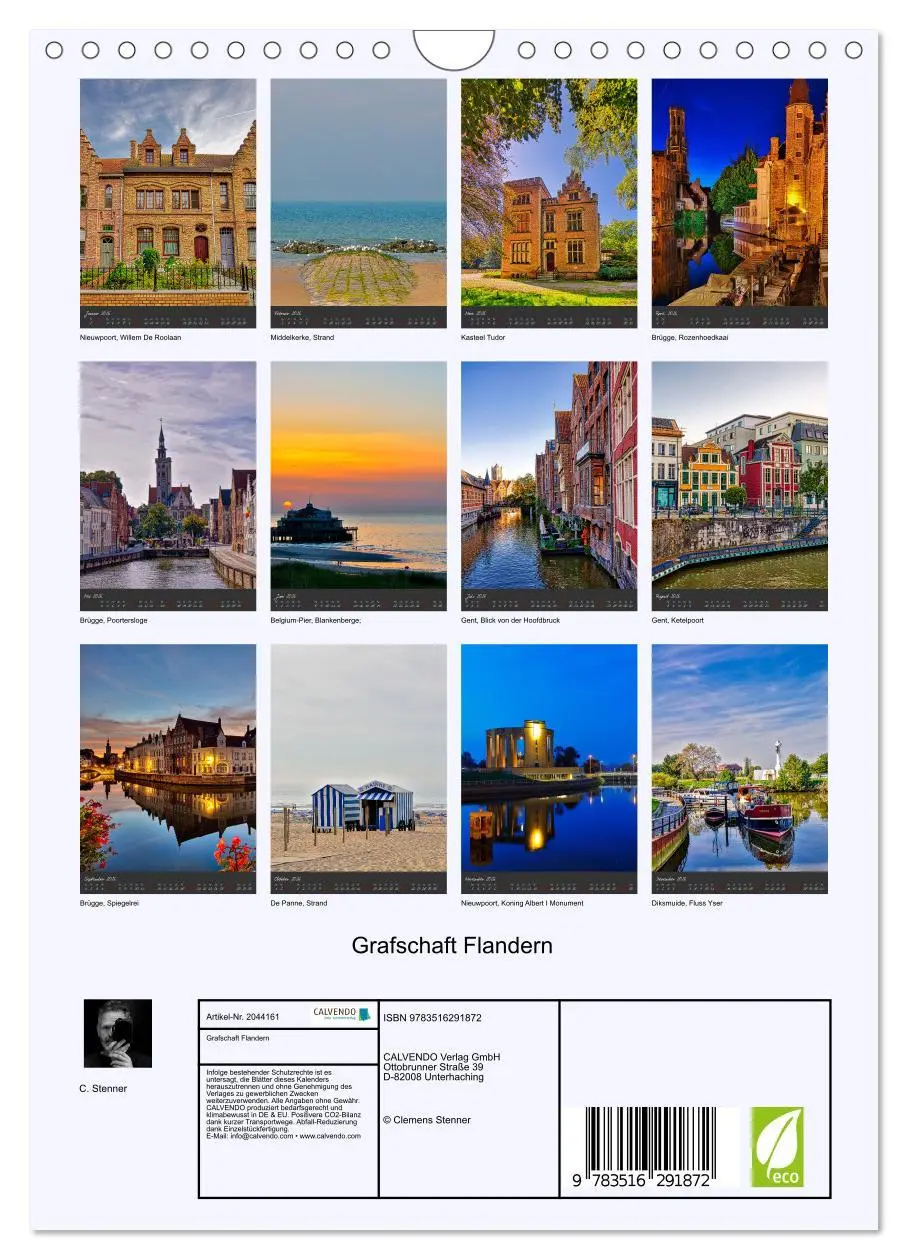 Bild: 9783516291872 | Grafschaft Flandern (Wandkalender 2026 DIN A4 hoch), CALVENDO...