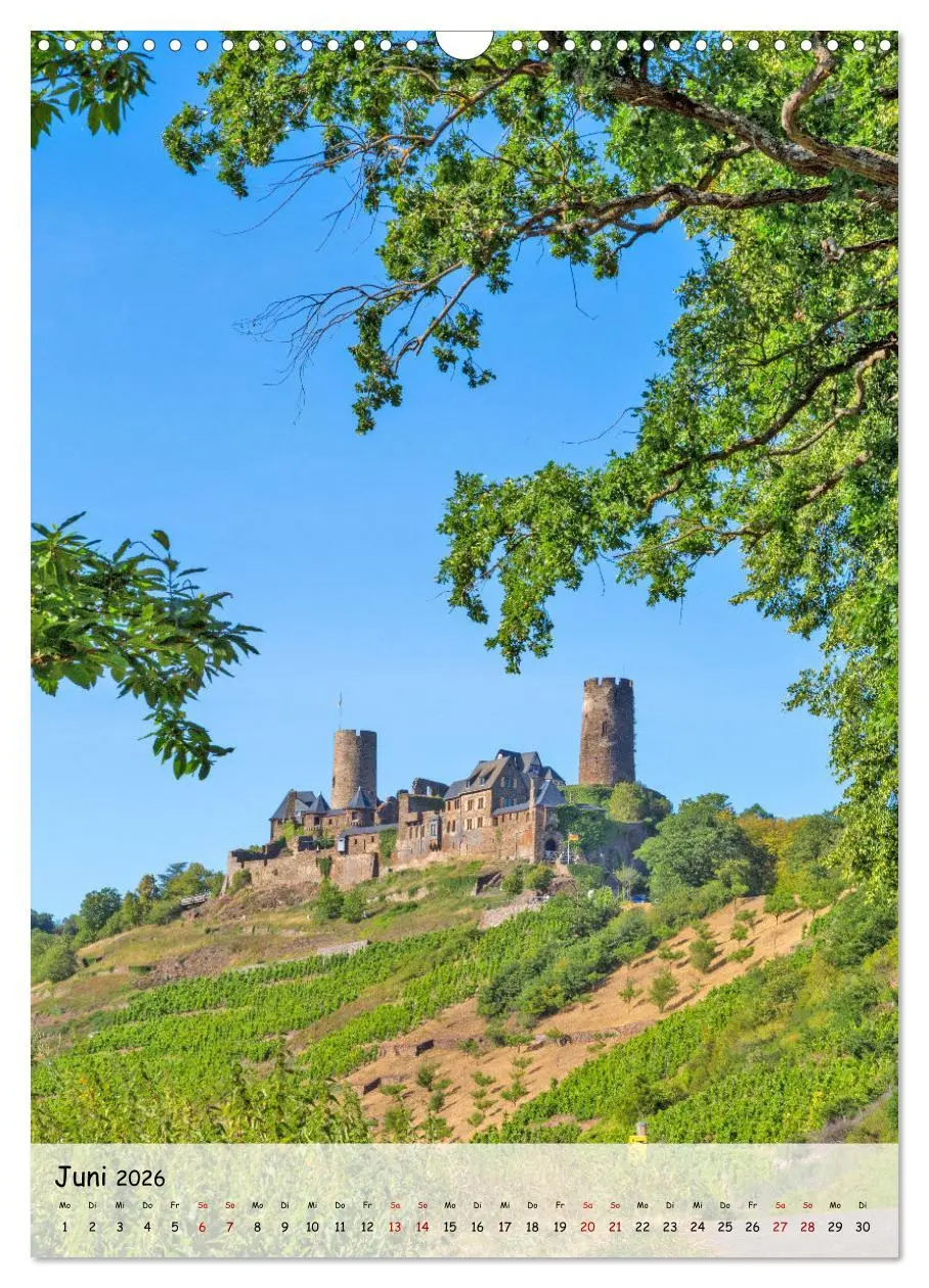 Bild: 9783516361872 | Moselzauber (Wandkalender 2026 DIN A3 hoch), CALVENDO Monatskalender