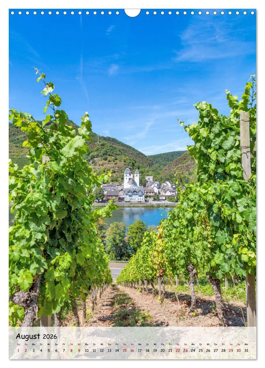 Bild: 9783516361872 | Moselzauber (Wandkalender 2026 DIN A3 hoch), CALVENDO Monatskalender