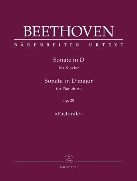 Cover: 9790006561872 | Sonate für Klavier D-Dur op. 28 'Pastorale' | Bärenreiter Urtext | XVI