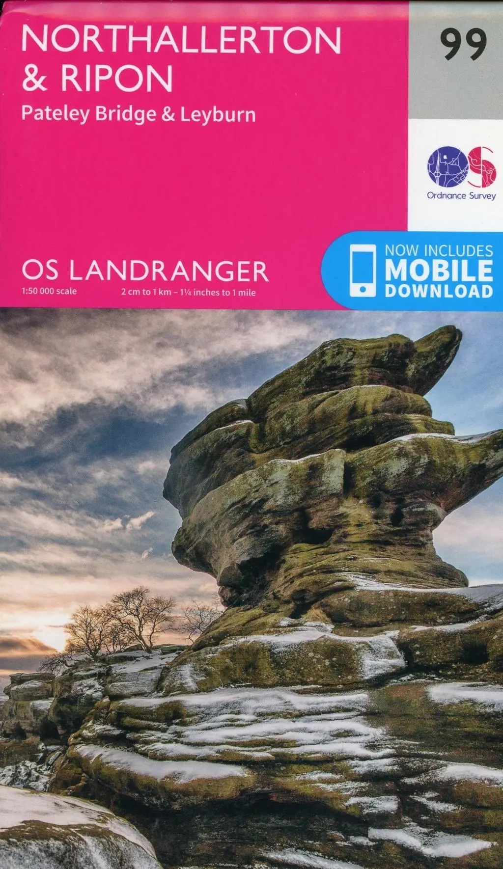 Cover: 9780319261972 | Northallerton &amp; Ripon, Pateley Bridge &amp; Leyburn | Ordnance Survey