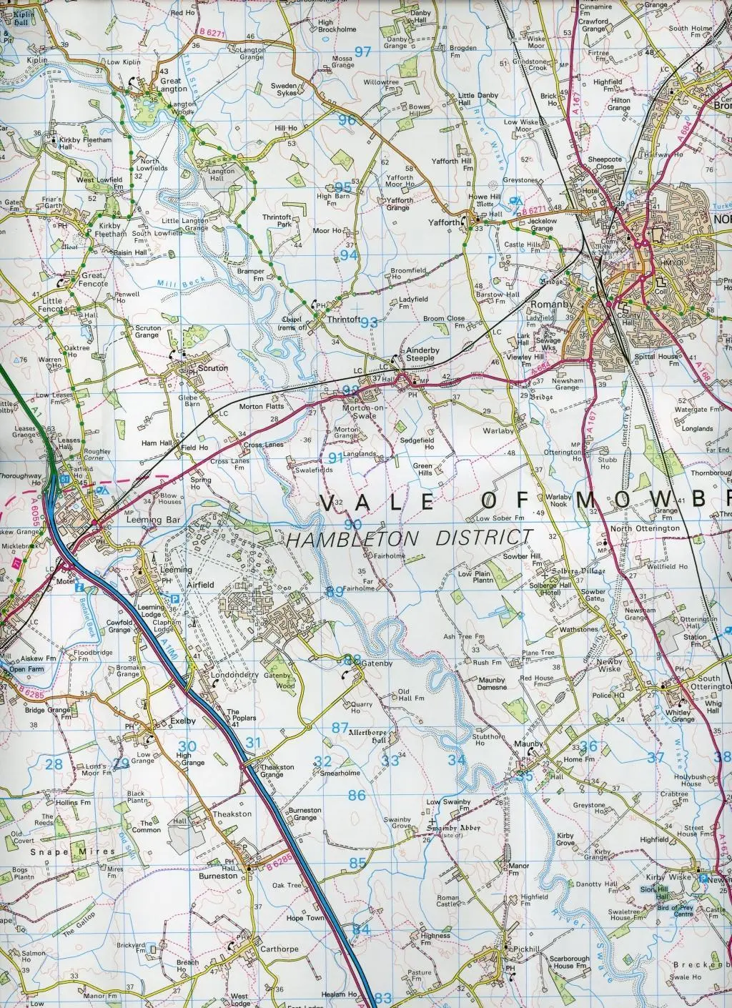 Bild: 9780319261972 | Northallerton &amp; Ripon, Pateley Bridge &amp; Leyburn | Ordnance Survey
