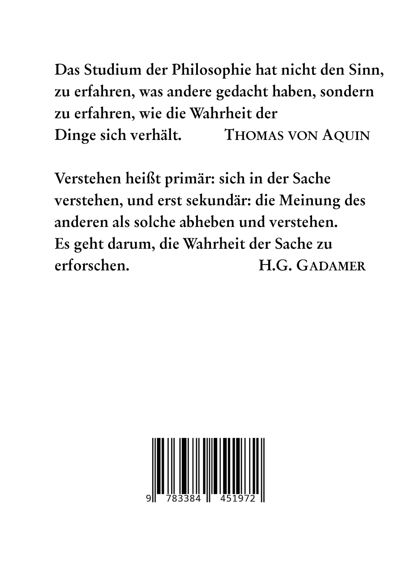 Rückseite: 9783384451972 | Ethische Verpflichtung bei Thomas von Aquin | Philosophische Aufsätze