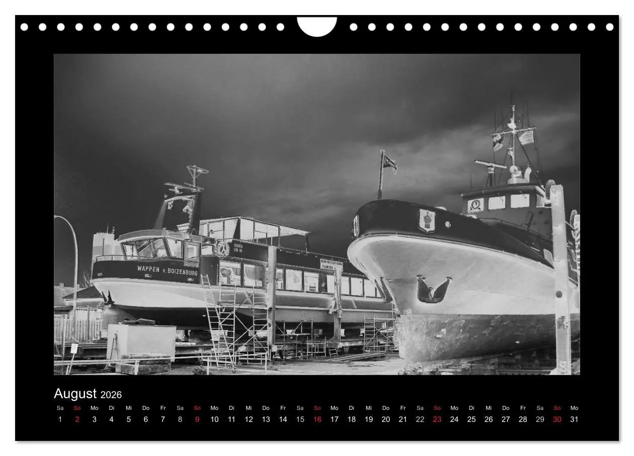 Bild: 9783516111972 | Schiffe anders (Wandkalender 2026 DIN A4 quer), CALVENDO...