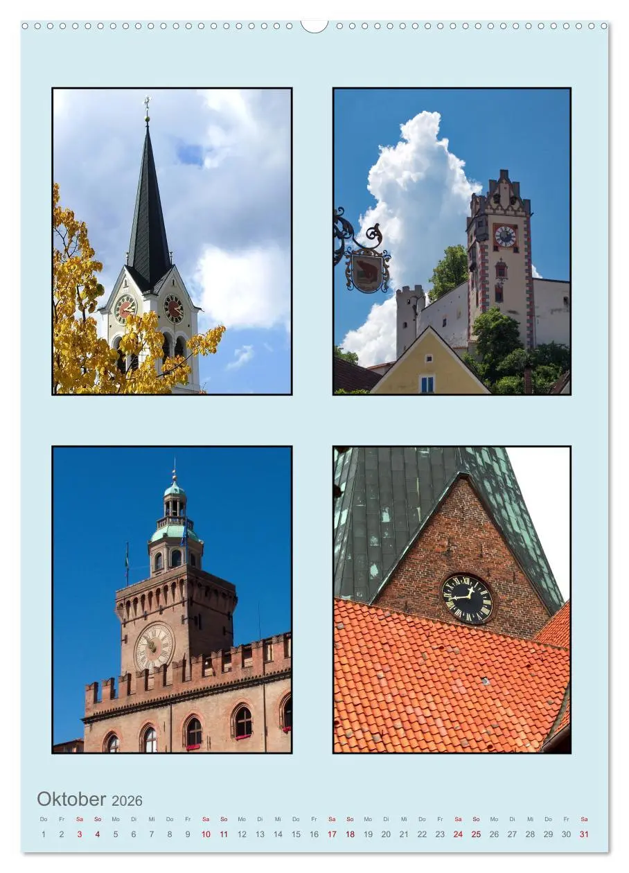 Bild: 9783516351972 | Uhr-Zeiten (Wandkalender 2026 DIN A2 hoch), CALVENDO Monatskalender