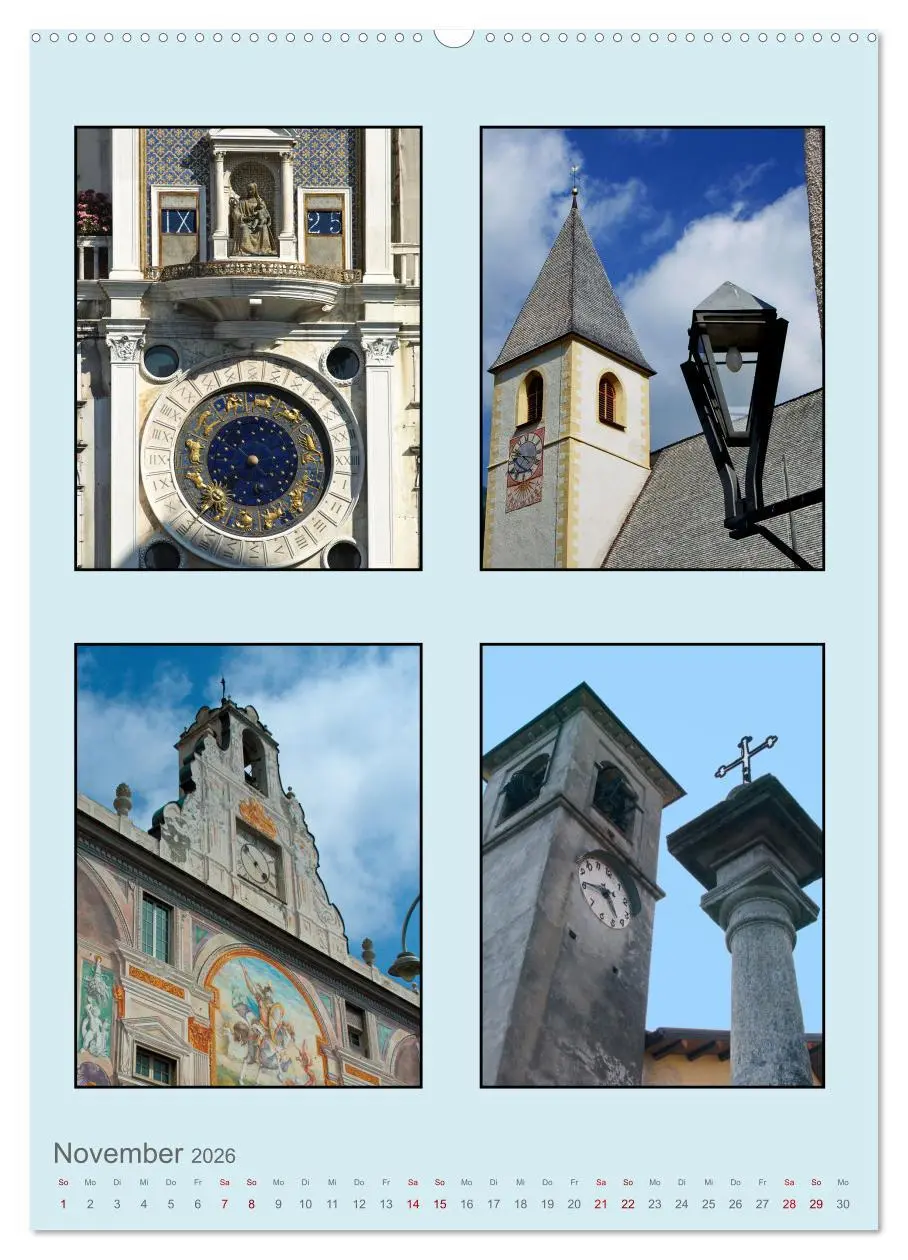 Bild: 9783516351972 | Uhr-Zeiten (Wandkalender 2026 DIN A2 hoch), CALVENDO Monatskalender