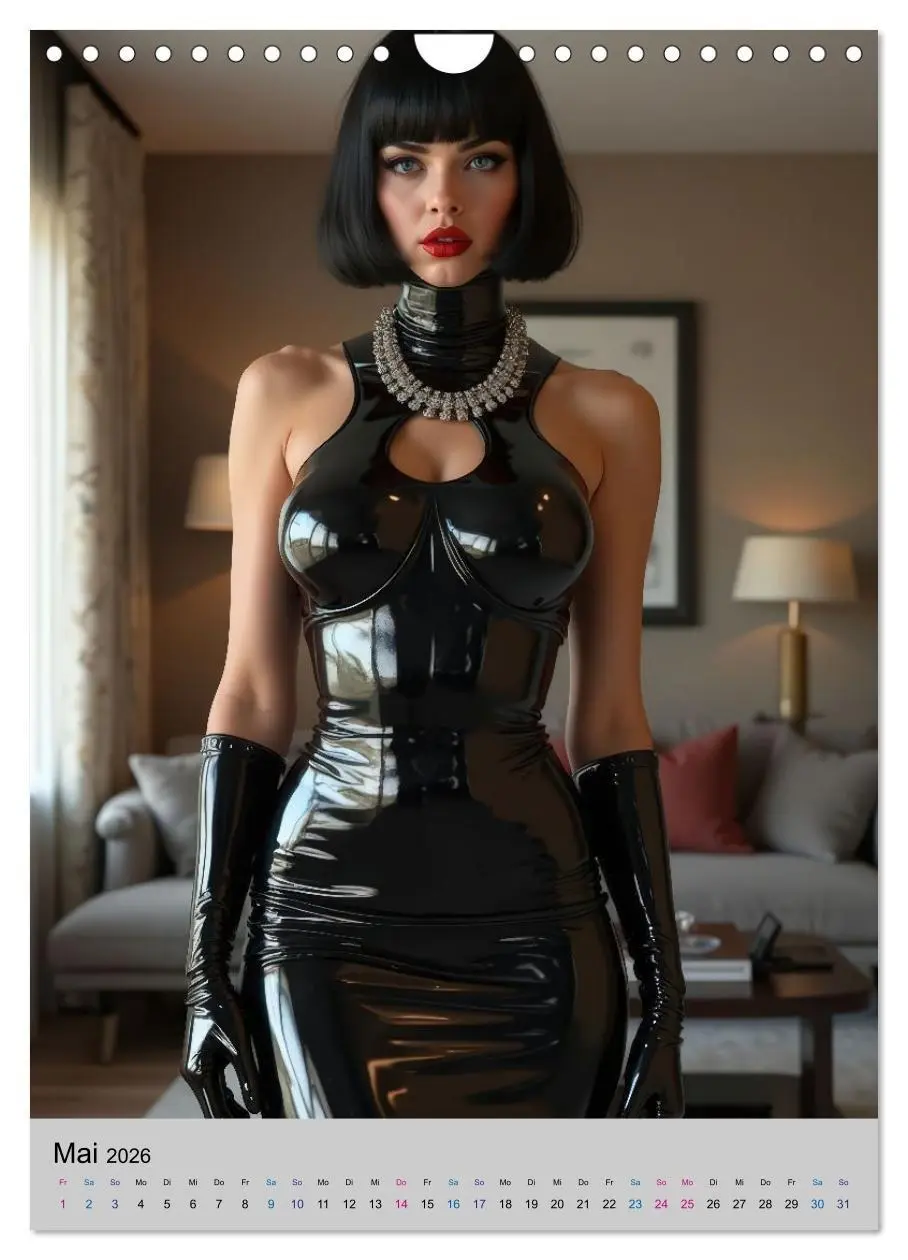 Bild: 9783516591972 | Glamour &amp; Latex (Wandkalender 2026 DIN A4 hoch), CALVENDO...
