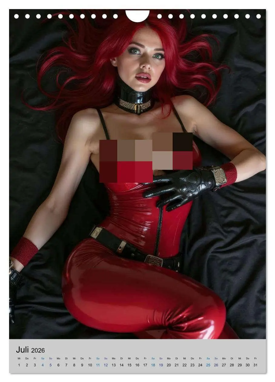 Bild: 9783516591972 | Glamour &amp; Latex (Wandkalender 2026 DIN A4 hoch), CALVENDO...