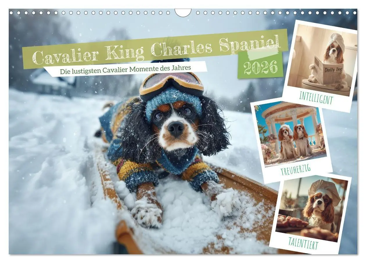 Cover: 9783516731972 | Cavalier King Charles Spaniel. Die lustigsten Cavalier Momente des...
