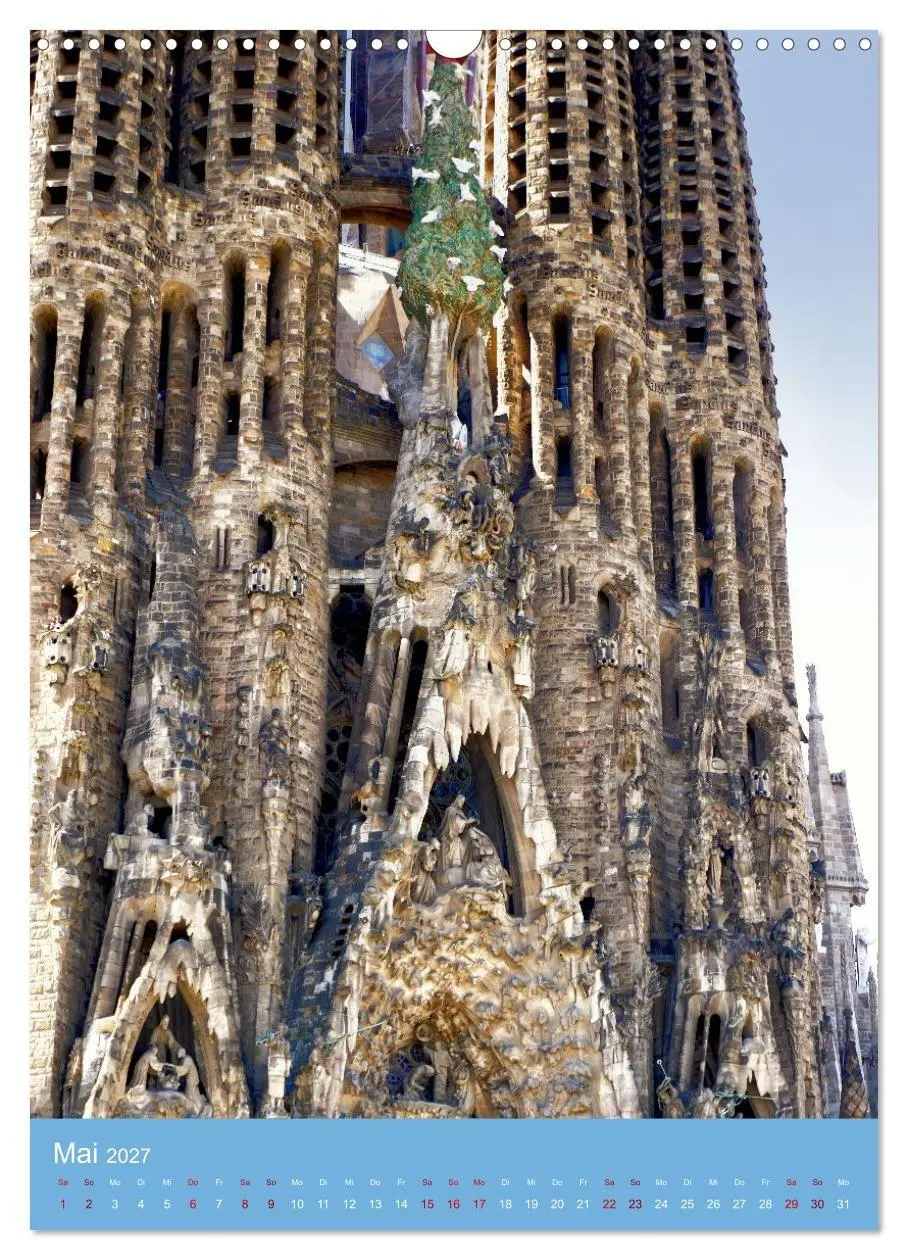 Bild: 9783569441972 | Sagrada Família - Gaudís unvollendetes Meisterwerk (Wandkalender...