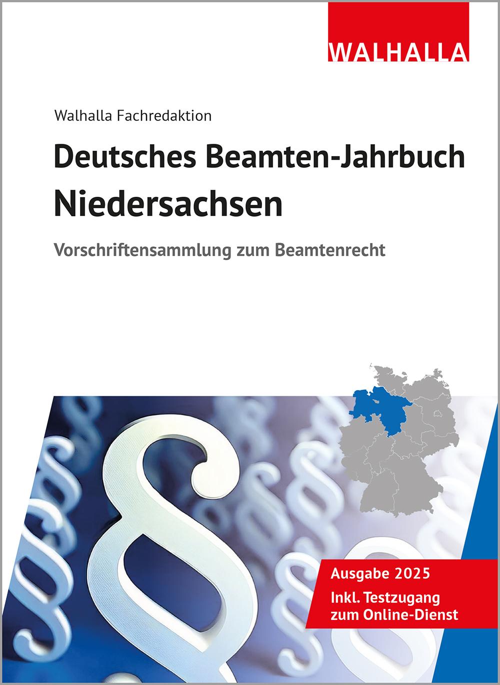 Cover: 9783802911972 | Deutsches Beamten-Jahrbuch Niedersachsen 2025 | Walhalla Fachredaktion
