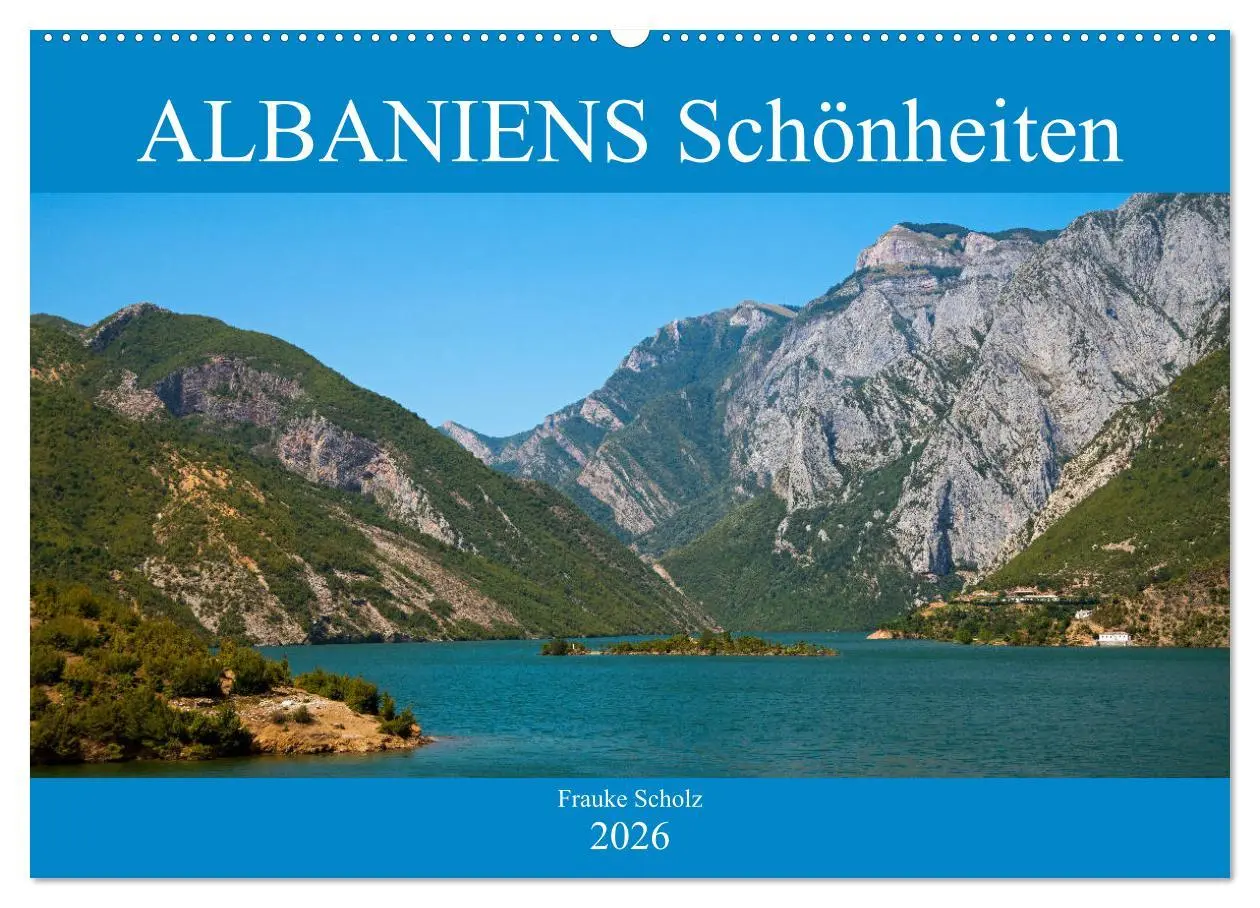 Cover: 9783457842072 | ALBANIENS Schönheiten (Wandkalender 2026 DIN A2 quer), CALVENDO...