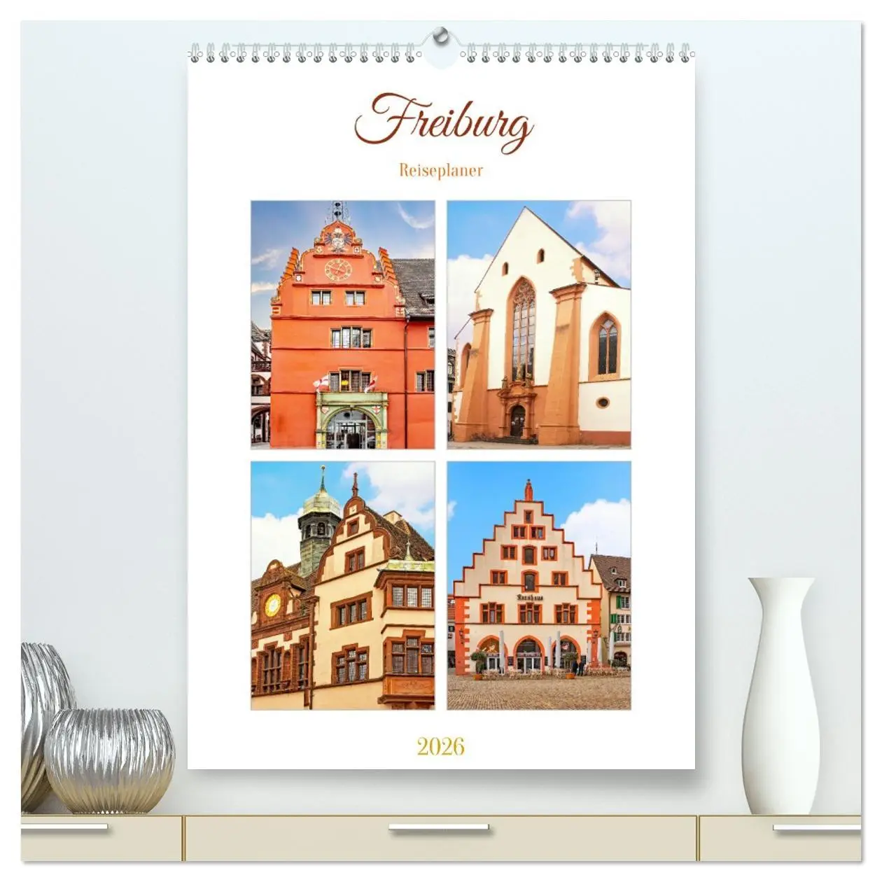 Cover: 9783516312072 | Freiburg - Reiseplaner (hochwertiger Premium Wandkalender 2026 DIN...