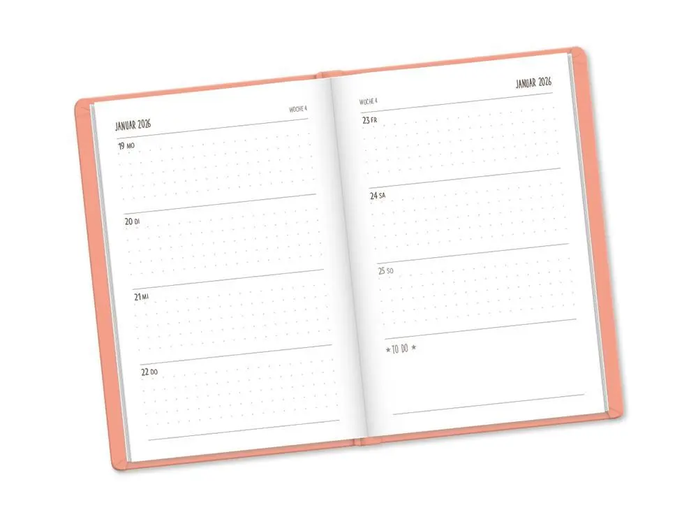 Bild: 9783986362072 | Terminplaner Lederlook 2026 Peach | Terminplaner Lederlook A6 | 136 S. Bild: 9783986362072 | Terminplaner Lederlook 2026 Peach | Terminplaner Lederlook A6 | 136 S.