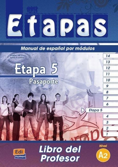 Etapas Level 5 Pasaporte - Libro del Profesor + CD [With CDROM] | Sonia Eusebio Hermira (u. a.) | Taschenbuch | Etapas | CDROM | 96 S. | Spanisch | 2014 | Editorial Edinumen S.L. | EAN 9788498482072 - Eusebio Hermira, Sonia