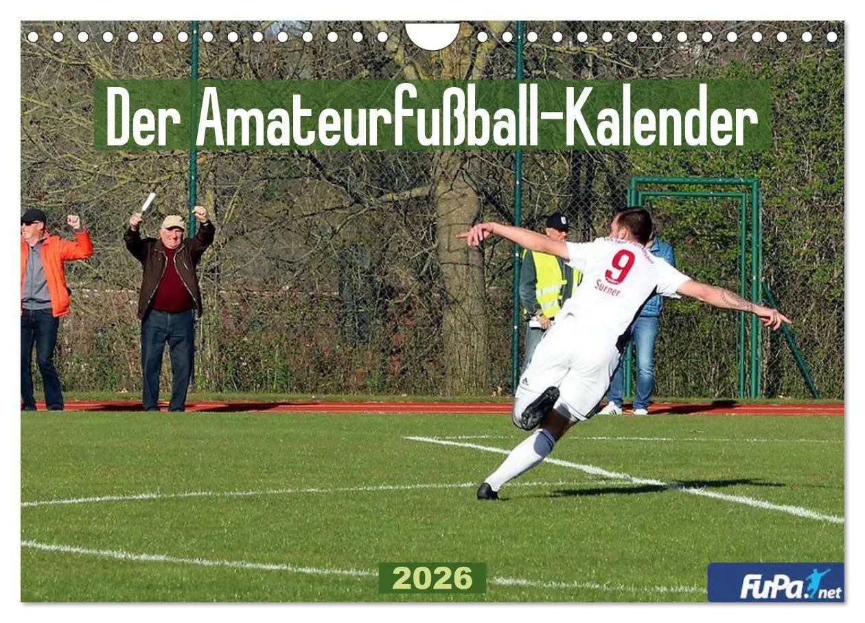 Cover: 9783457692172 | Der Amateurfußball-Kalender (Wandkalender 2026 DIN A4 quer),...