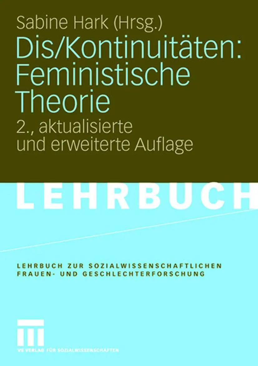 Cover: 9783531152172 | Dis/Kontinuitäten: Feministische Theorie | Sabine Hark | Taschenbuch