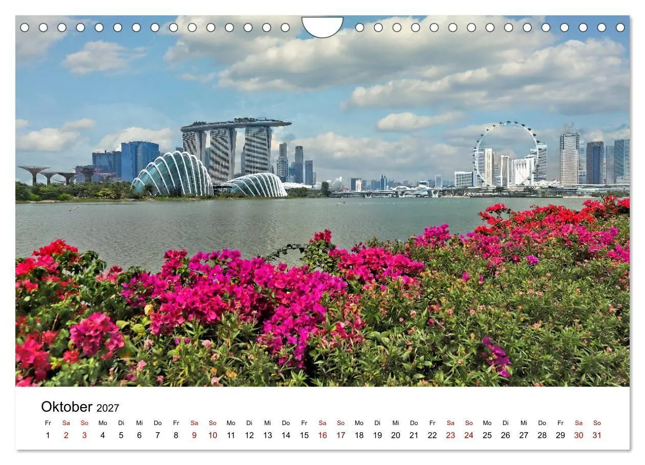Bild: 9783569562172 | Singapur - Perle Südostasiens (Wandkalender 2027 DIN A4 quer),...