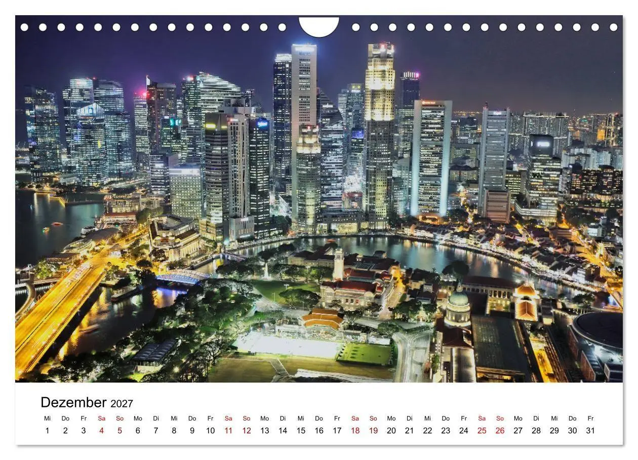 Bild: 9783569562172 | Singapur - Perle Südostasiens (Wandkalender 2027 DIN A4 quer),...