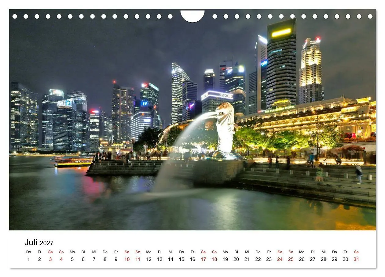 Bild: 9783569562172 | Singapur - Perle Südostasiens (Wandkalender 2027 DIN A4 quer),...