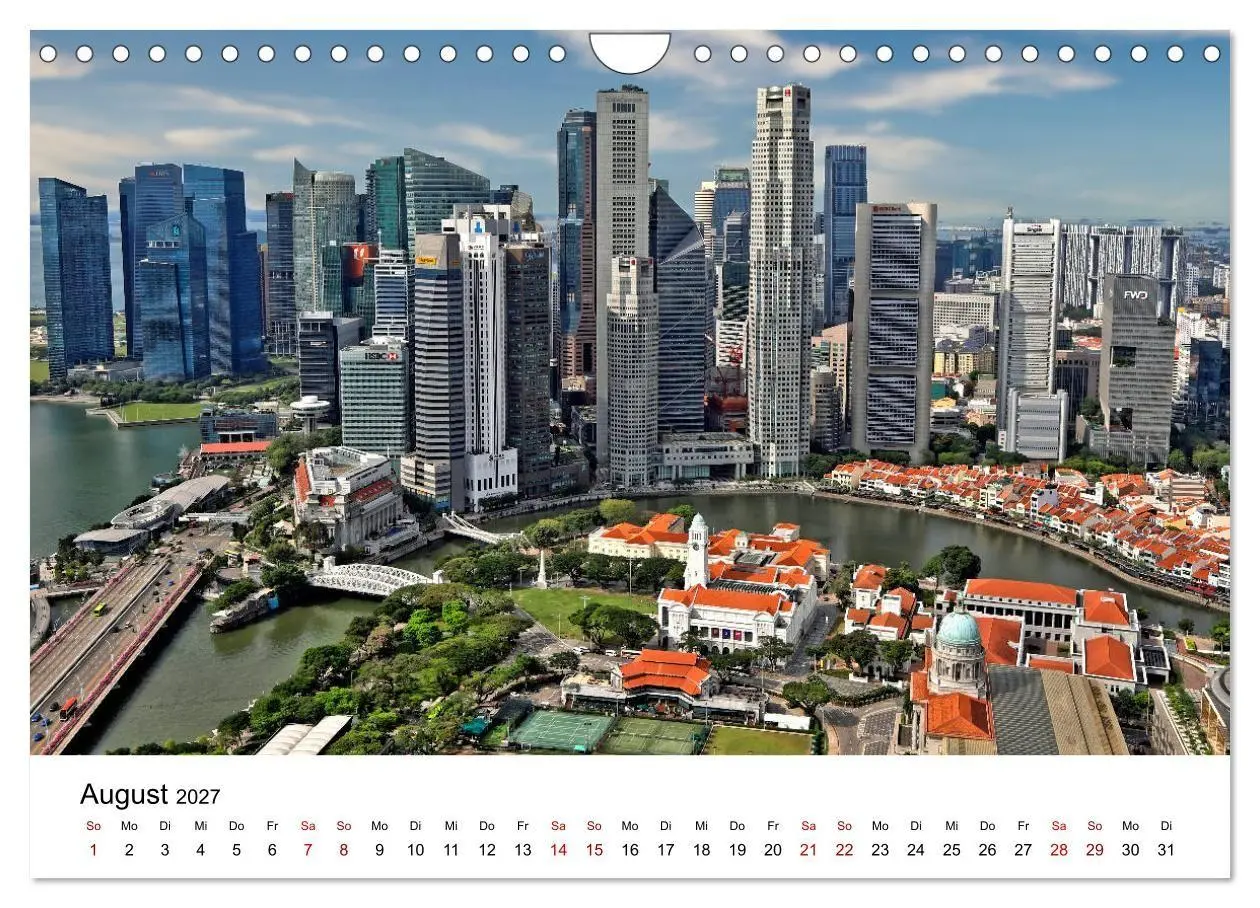 Bild: 9783569562172 | Singapur - Perle Südostasiens (Wandkalender 2027 DIN A4 quer),...