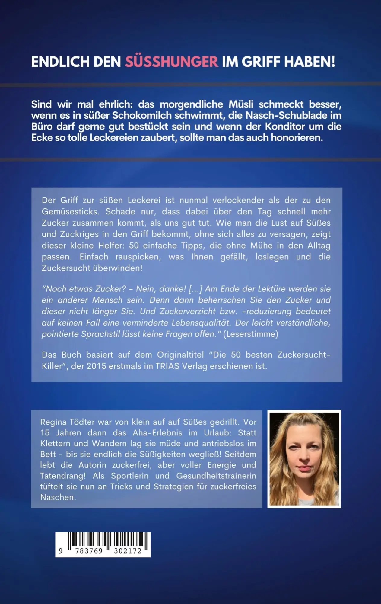 Rückseite: 9783769302172 | Ohne Zucker | Die 50 besten Tipps | Regina Tödter | Taschenbuch | 2025
