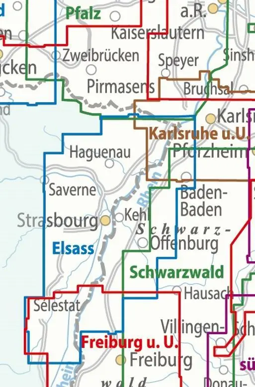 Bild: 9783969902172 | ADFC-Regionalkarte Elsass, 1:75.000, mit Tagestourenvorschlägen,...