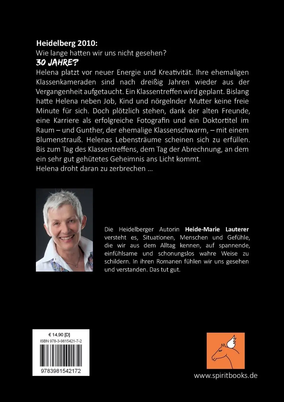 Rückseite: 9783981542172 | Das Klassentreffen | Heide-Marie Lauterer | Taschenbuch | 184 S.
