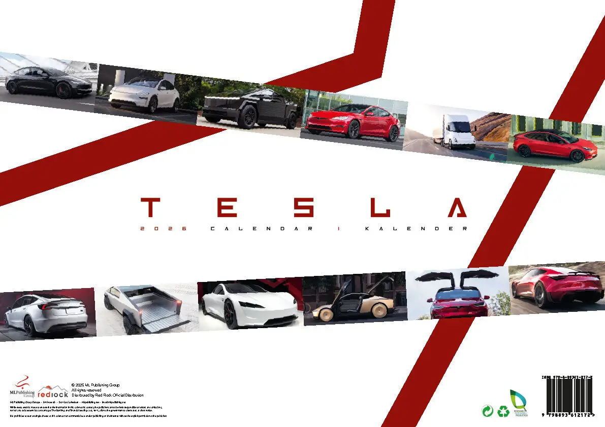 Bild: 9798893612172 | Tesla Kalender 2026 | Kalender | 14 S. | Deutsch | 2026