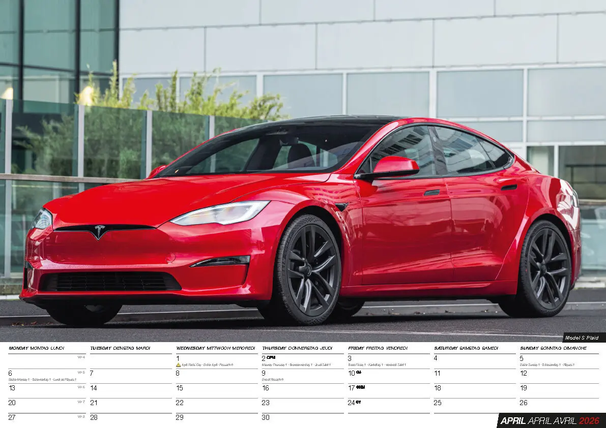 Bild: 9798893612172 | Tesla Kalender 2026 | Kalender | 14 S. | Deutsch | 2026