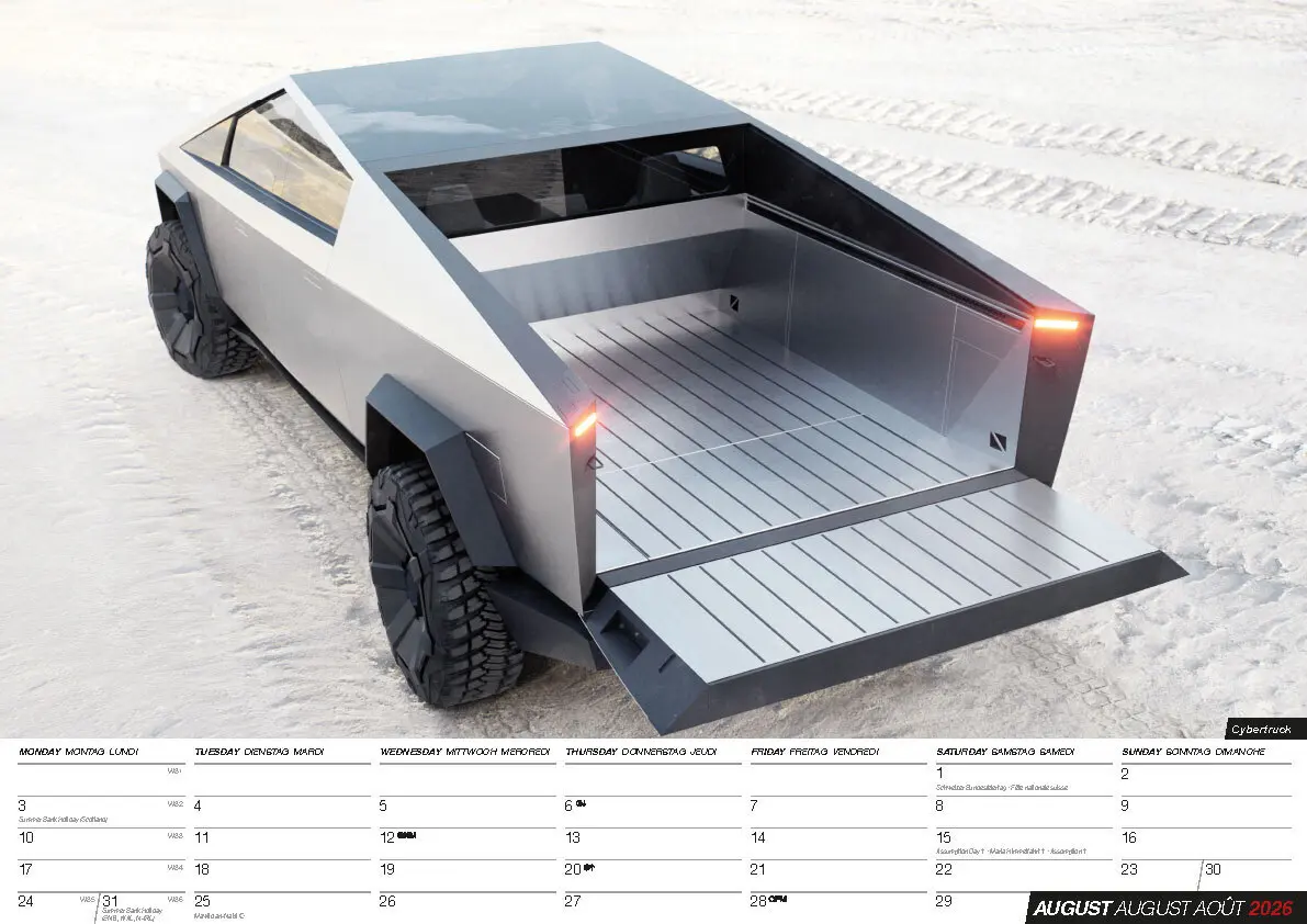 Bild: 9798893612172 | Tesla Kalender 2026 | Kalender | 14 S. | Deutsch | 2026