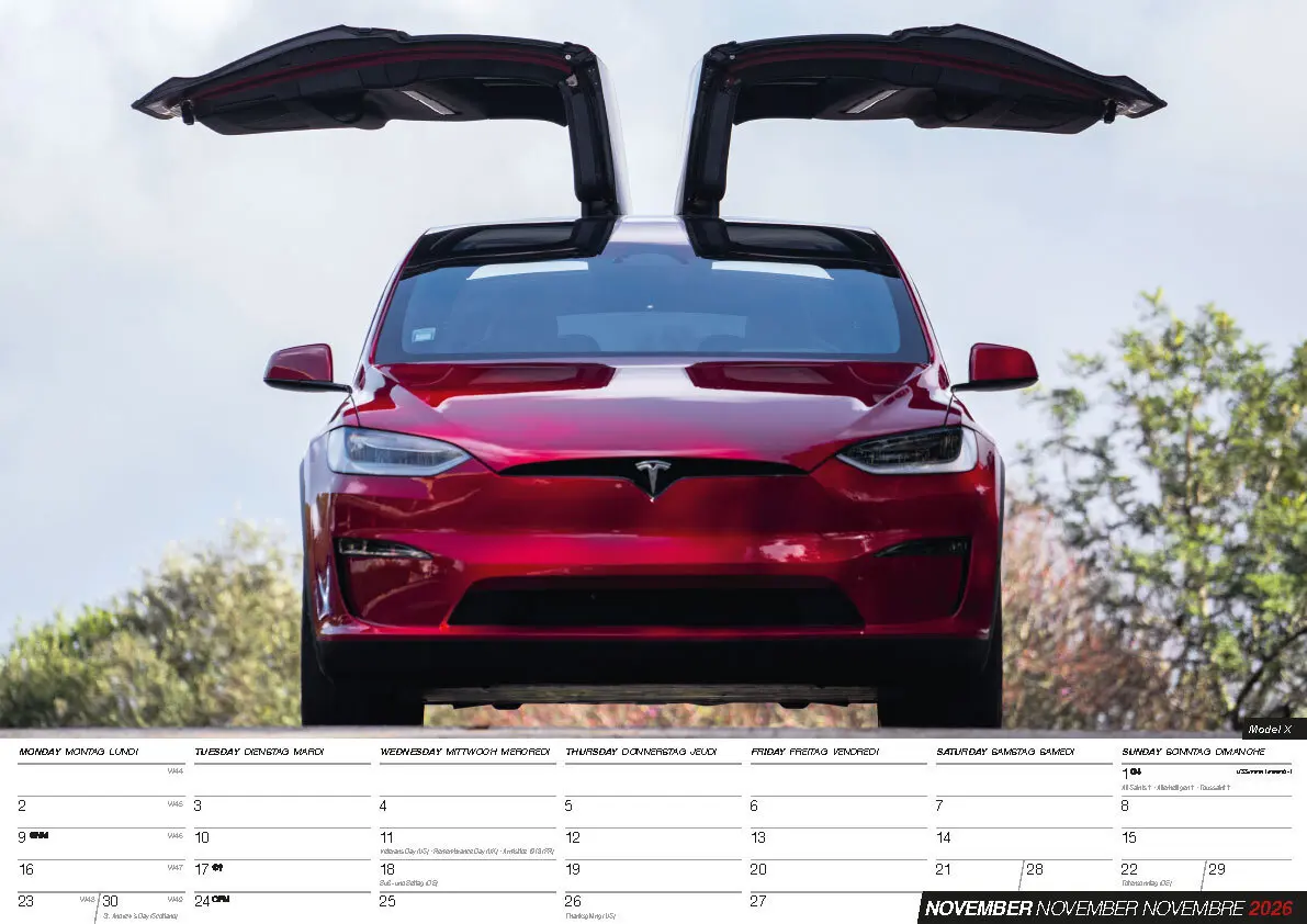 Bild: 9798893612172 | Tesla Kalender 2026 | Kalender | 14 S. | Deutsch | 2026