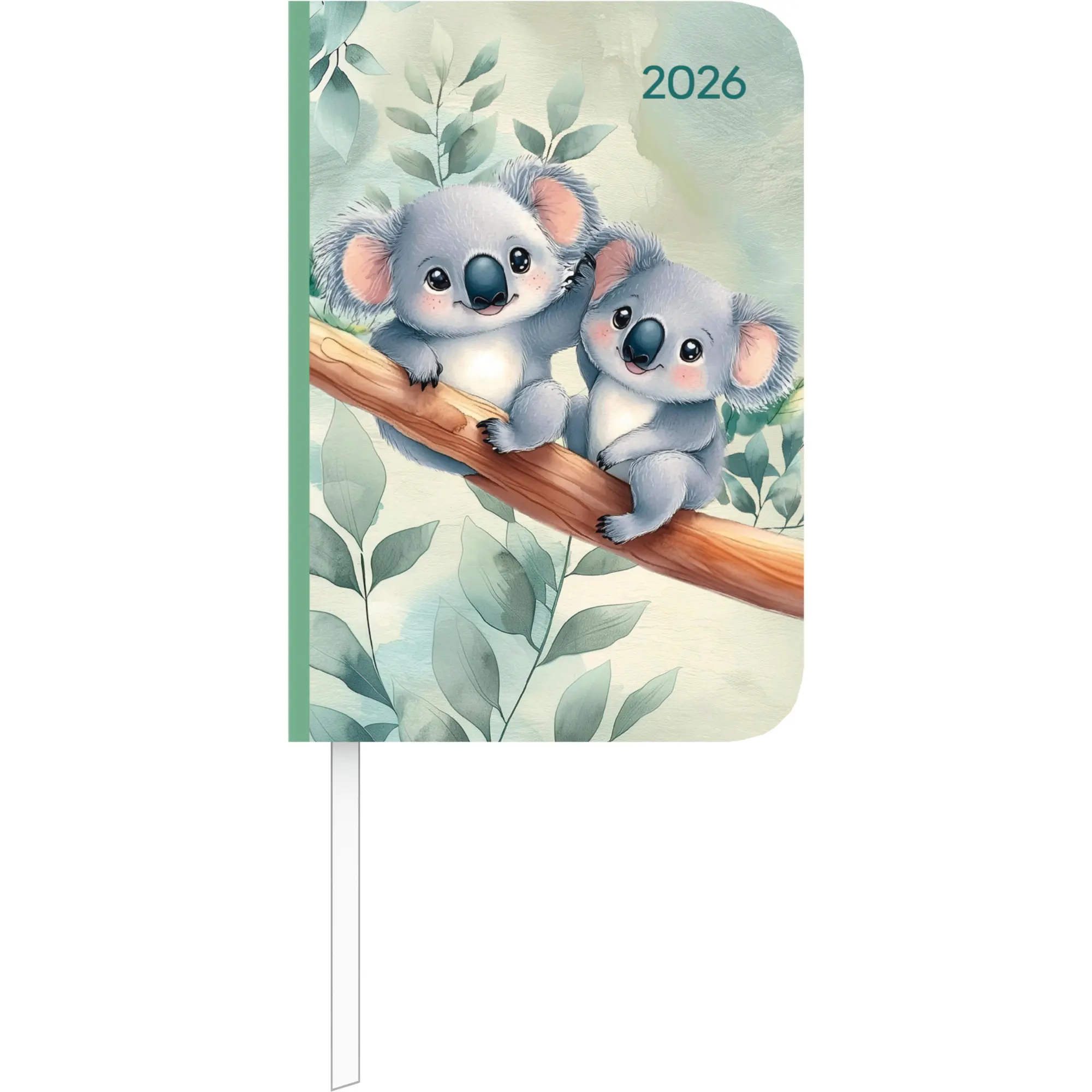 Cover: 4069095002272 | Lady Journal Mini Koala 2026 - Taschen-Kalender 8x11,5 cm - Muster...