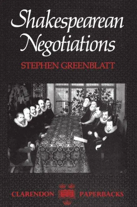 Cover: 9780198122272 | Greenblatt, S: Shakespearean Negotiations | Stephen Greenblatt | Buch