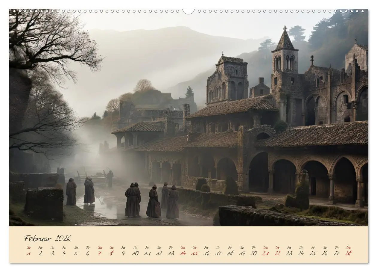Bild: 9783457512272 | Jahreszeiten im Mittelalter (Wandkalender 2026 DIN A2 quer),...