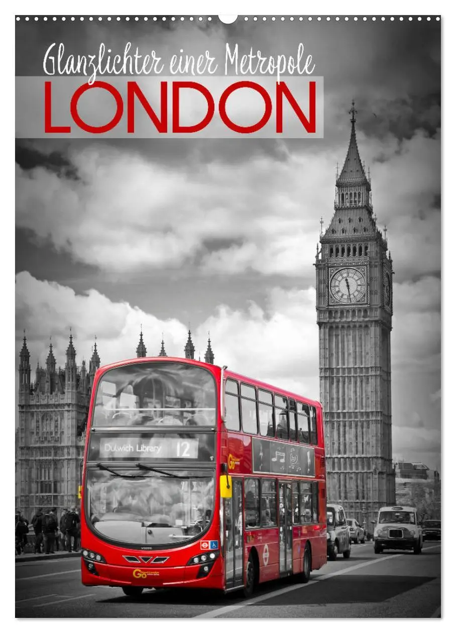 Cover: 9783516462272 | Glanzlichter einer Metropole LONDON (Wandkalender 2026 DIN A2...