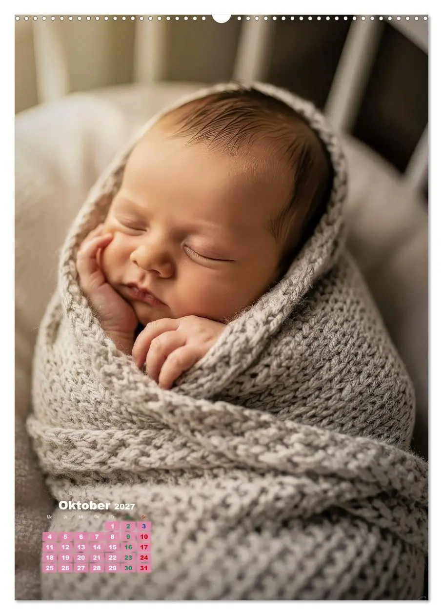 Bild: 9783516772272 | Glückliche Babys (Wandkalender 2027 DIN A2 hoch), CALVENDO...