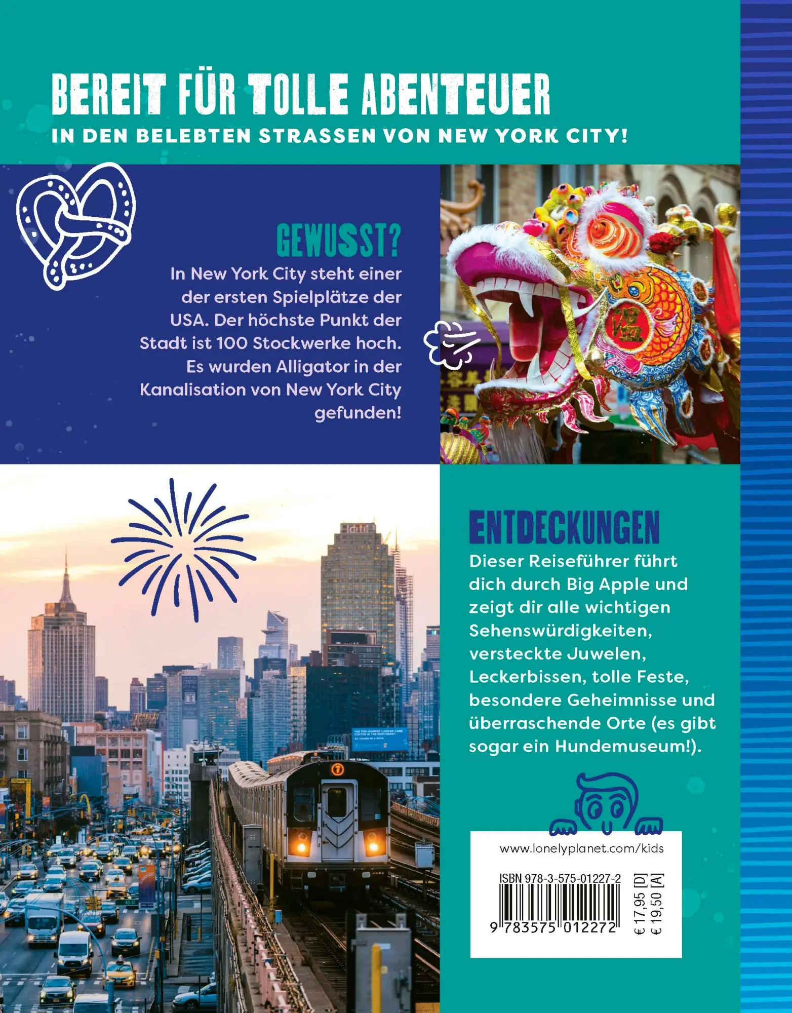 Rückseite: 9783575012272 | LONELY PLANET Kinderreiseführer Der Cityguide für Kids New York | Buch