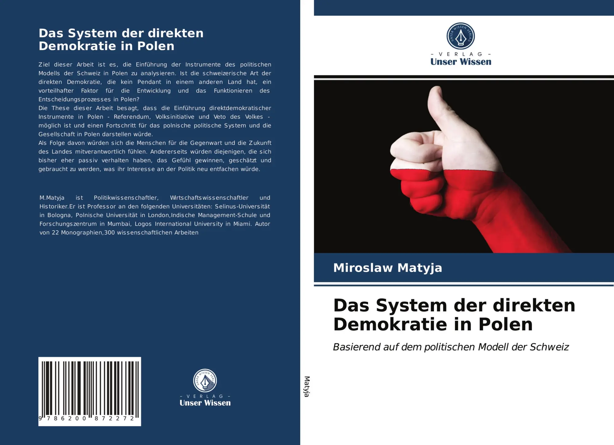 Cover: 9786200872272 | Das System der direkten Demokratie in Polen | Miroslaw Matyja | Buch
