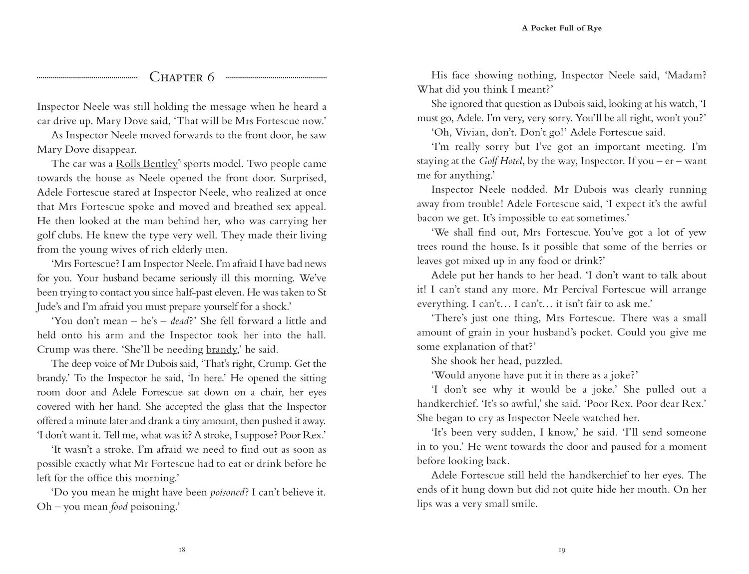 Bild: 9780008262372 | Pocket Full of Rye | B2+ Level 5 | Agatha Christie | Taschenbuch