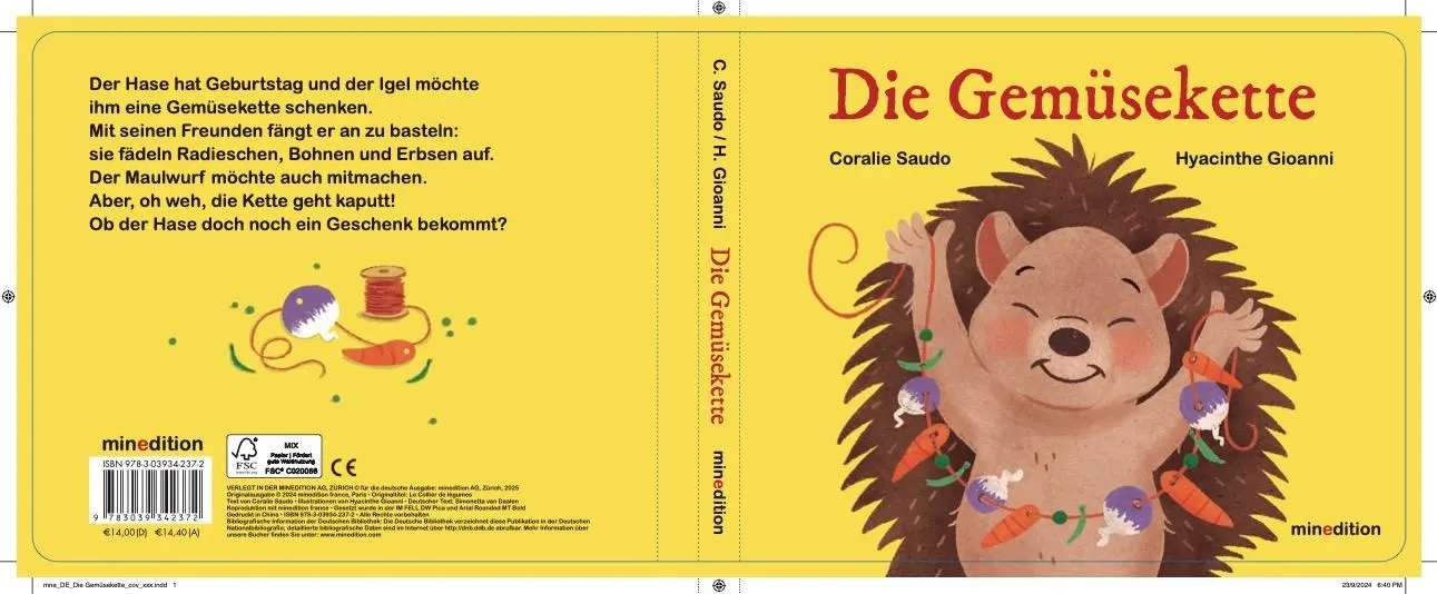 Rückseite: 9783039342372 | Die Gemüsekette | Coralie Saudo | Buch | 22 S. | Deutsch | 2025