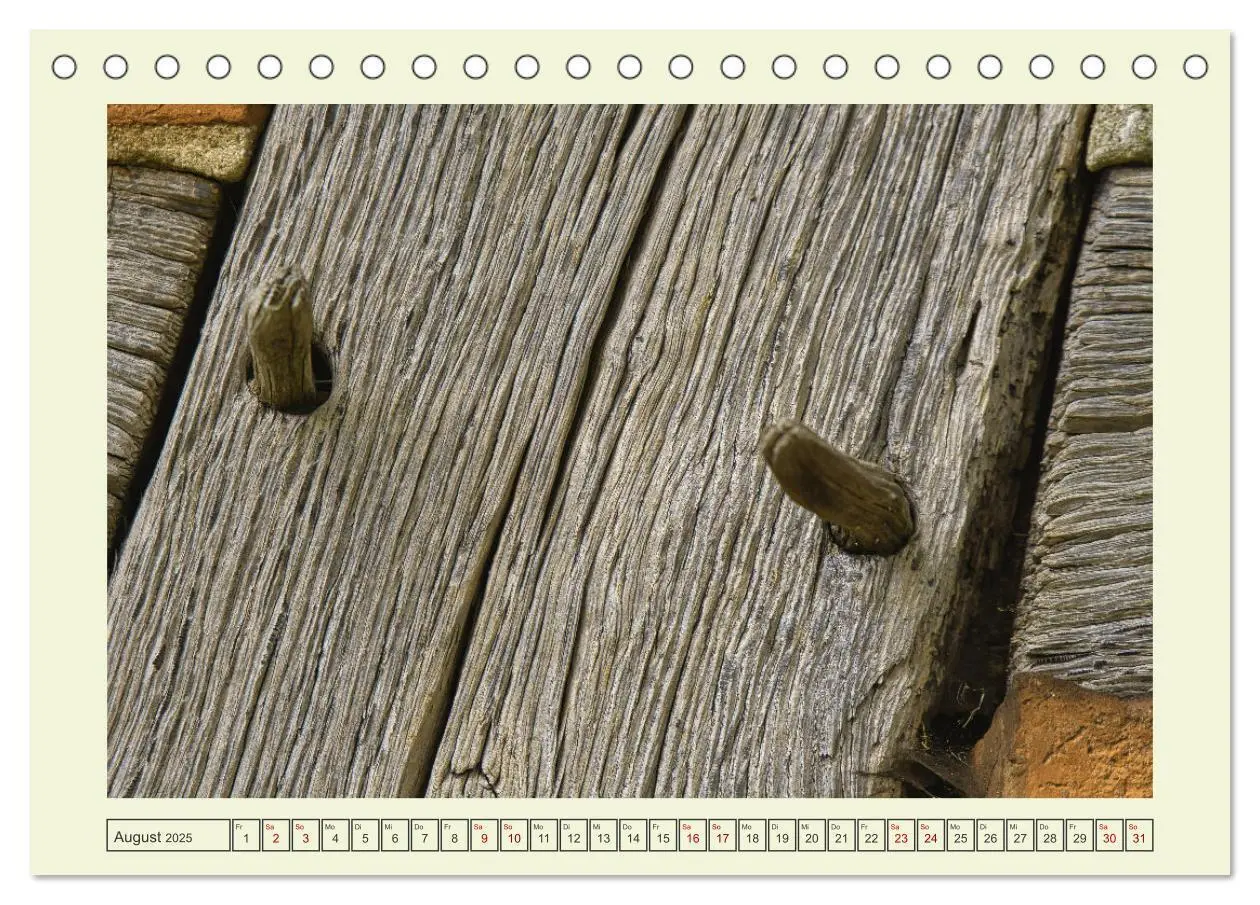 Bild: 9783435032372 | Einfach Holz (Tischkalender 2025 DIN A5 quer), CALVENDO Monatskalender