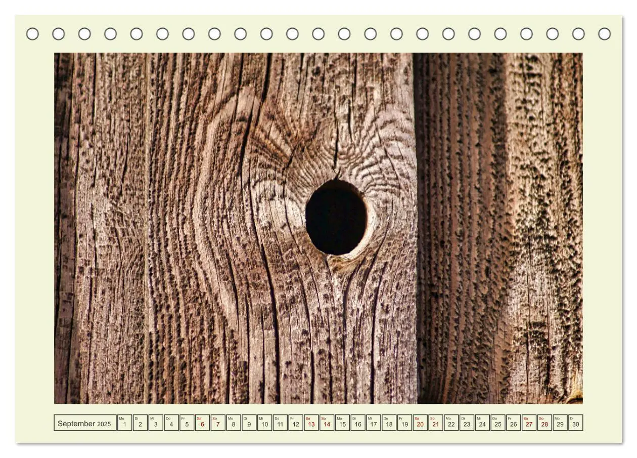 Bild: 9783435032372 | Einfach Holz (Tischkalender 2025 DIN A5 quer), CALVENDO Monatskalender