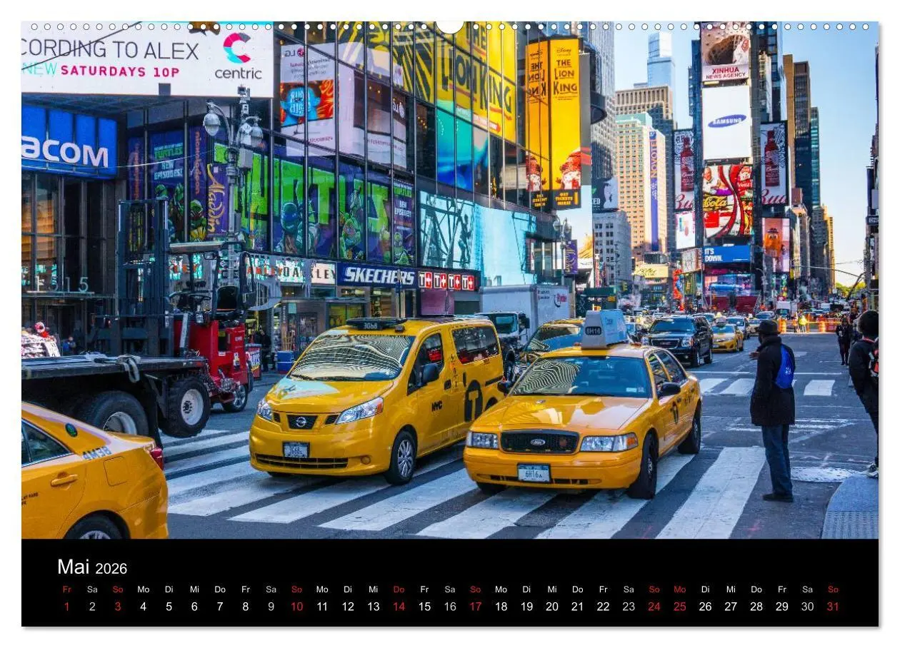 Bild: 9783457982372 | Herbst in New York (Wandkalender 2026 DIN A2 quer), CALVENDO...