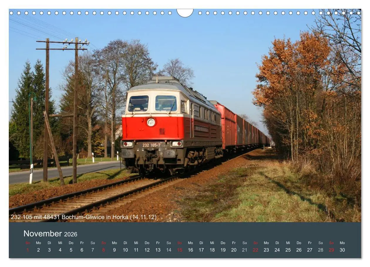 Bild: 9783516072372 | Mit Diesellokomotiven quer durch die Lausitz - 2026 (Wandkalender...