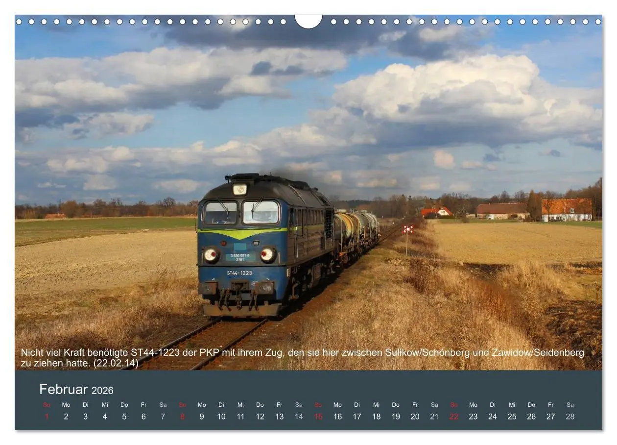 Bild: 9783516072372 | Mit Diesellokomotiven quer durch die Lausitz - 2026 (Wandkalender...
